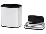 30L Stainless Steel Motion Sensor Lid Bin - Silver Tone T3398P344723