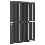Garden Gate WPC 100x150 cm Grey 49085