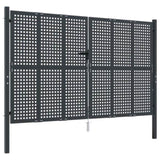 Garden Gate Anthracite 300x175 cm Steel 154569