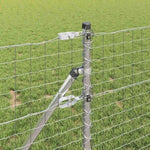 Fence Post Other 26 pcs Silver 3.2 x 3.2 x 80 cm Steel 3350145