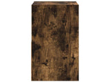 Bedside Table with Drawer 2 pcs Smoked Oak 35 x 32 x 68.5 cm 8000637