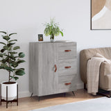 Sideboard Grey Sonoma 69.5x34x90 cm Engineered Wood 827890