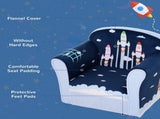 Children Chair Armchair Single Sofa, 50 x 39 x 44cm, for 18M, Blue T3398P347632