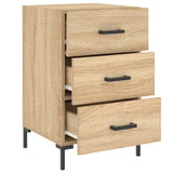 Bedside Cabinet Sonoma Oak 40x40x66 cm Engineered Wood 827663