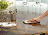 Dining Table, Round Kitchen Table with Black Legs, Anti-slip Foot Pads for Living Room, Dining Room T3398P423562