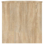 809650 Coffee Table Sonoma Oak 102x50x52,5 cm Engineered Wood