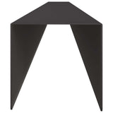 Garden Cover Profile 20 pcs 100 x 5 x 5 cm Steel Black 8012992