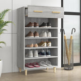 Shoe Cabinet Grey Sonoma 60x35x105 cm Engineered Wood 817556