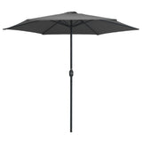 Garden Parasol with Aluminium Pole 270x246 cm Anthracite 47346