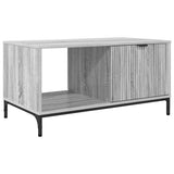 Coffee Table Grey Sonoma 90 x 49 x 46 cm Engineered Wood 883450