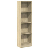 Bookcase Sonoma Oak 40x24x143 cm Engineered Wood 857785