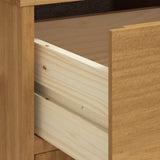 Sideboard FLAM 80x40x80 cm Solid Wood Pine 357827