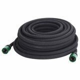 Garden Soaker Hose Black 0.6" 25 m Rubber 155870