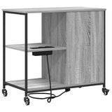 Cabinet with Charging Station Grey Sonoma 76 x 41 x 72 cm 859838