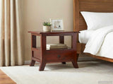 Bedside Cabinet Brown 40 x 40 x 45,5 cm Solid Mahogany Wood 42009932