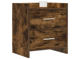 Bedside Tables 2 pcs Smoked Oak 40 x 30 x 60 cm Engineered Wood 8010972