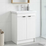 Bathroom under Sink Cabinet White 78.5 x 37.5 x 81 cm 890104