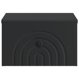 Wall-Mounted Bedside Cabinet 2 pcs Black 33 x 34.5 x 20 cm 898088
