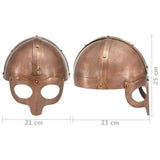 Viking Helmet Antique Replica LARP Copper Steel 286235