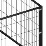 Dog Kennel Black 54 m Steel 3082172