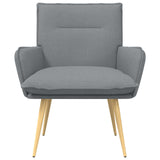 Armchair Light Grey Fabric 42047698