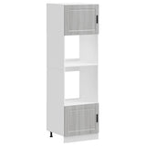 Oven Cabinets 2 pcs Porto Grey Sonoma Engineered Wood 3315057
