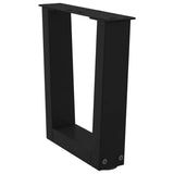 Coffee Table Legs V-Shape 2 pcs Black 30x cm Steel 4012600