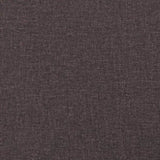 Bed Frame without Mattress Dark Brown 120x190 cm Small Double Fabric 3284718