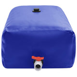 Water Tank with Tap Foldable 670 L PVC 156327