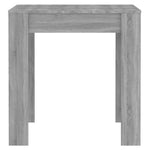 ZNTS Dining Table Grey Sonoma 140x74.5x76 cm Engineered Wood 815199