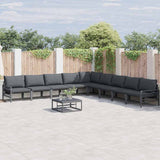 Garden Sofa Set Anthracite Steel 3378996