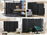 6 Panel Folding Room Divider, Freestanding Privacy Screen for Living Room, Bedroom and Office, 240 x T3398P423078