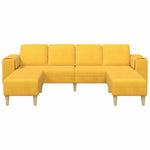 Fabric Sofa Light Yellow Corduroy fabric 3335137