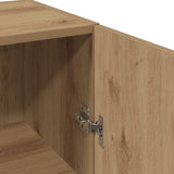 Wall Mounted Cabinet Artisian Oak 34.5x34x90 cm Engineered Wood 857335