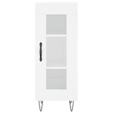 Highboard White 34.5x34x180 cm Engineered Wood 3199073
