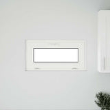 Basement Window RISOR 80x40 cm Tilt 3 Glazing White 4108378