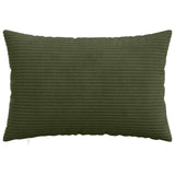 Cushion Cover 6 pcs HEERLEN Green 50 x 70 cm Corduroy 911334