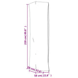 Heater Covers 2 pcs Pyramid Shaped 58x58x228cm 420D Oxford Fabric 3203400