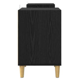 TV Cabinet Black Oak 160 x 35 x 55 cm Engineered Wood 881026