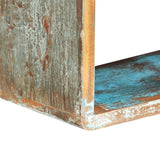 3 Piece Wall Cube Shelf Set Soild Reclaimed Wood 285845
