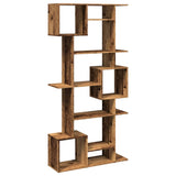 Book Cabinet Smoked Oak 92x29x188 cm Engineered Wood 3310320