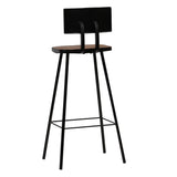 3 Piece Bar Set Black 3057828