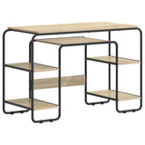Desk with Storage Sonoma Oak 113.5 x 52 x 75.5 cm 8008033