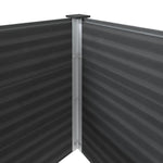Garden Raised Bed 250x100x54 cm WPC Grey 49059