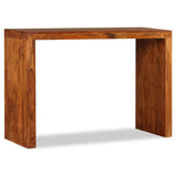 Console Table Solid Wood with Honey Finish 110x40x76 cm 244671
