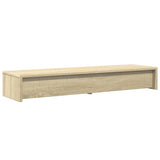 Monitor Stand with Drawers Sonoma Oak 100x27x15 cm Engineered Wood 854672