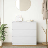 Sideboard White 80x35x76 cm Engineered Wood 861733
