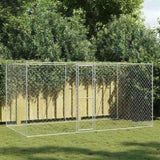 Dog Cage Silver 400 x 200 x 200 cm Galvanised Steel 3368309