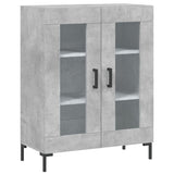 Highboard Concrete Grey 69.5x34x180 cm Engineered Wood 3189321