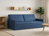 2 Seater Sofa Blue 150 x 81 x 82 cm Fabric 42041081